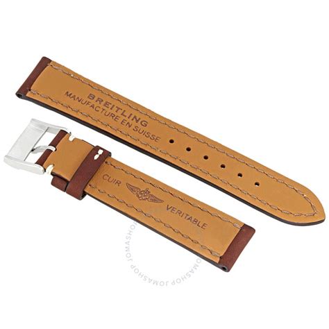 breitling brown leather strap watch|replacement breitling leather watch strap.